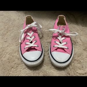 Pink converse youth size 3